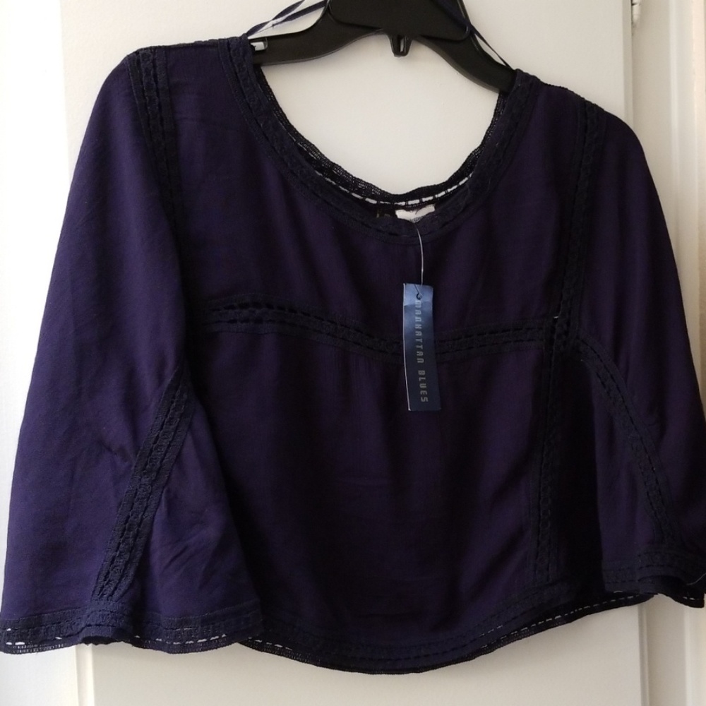 Rayon gauze dolman top